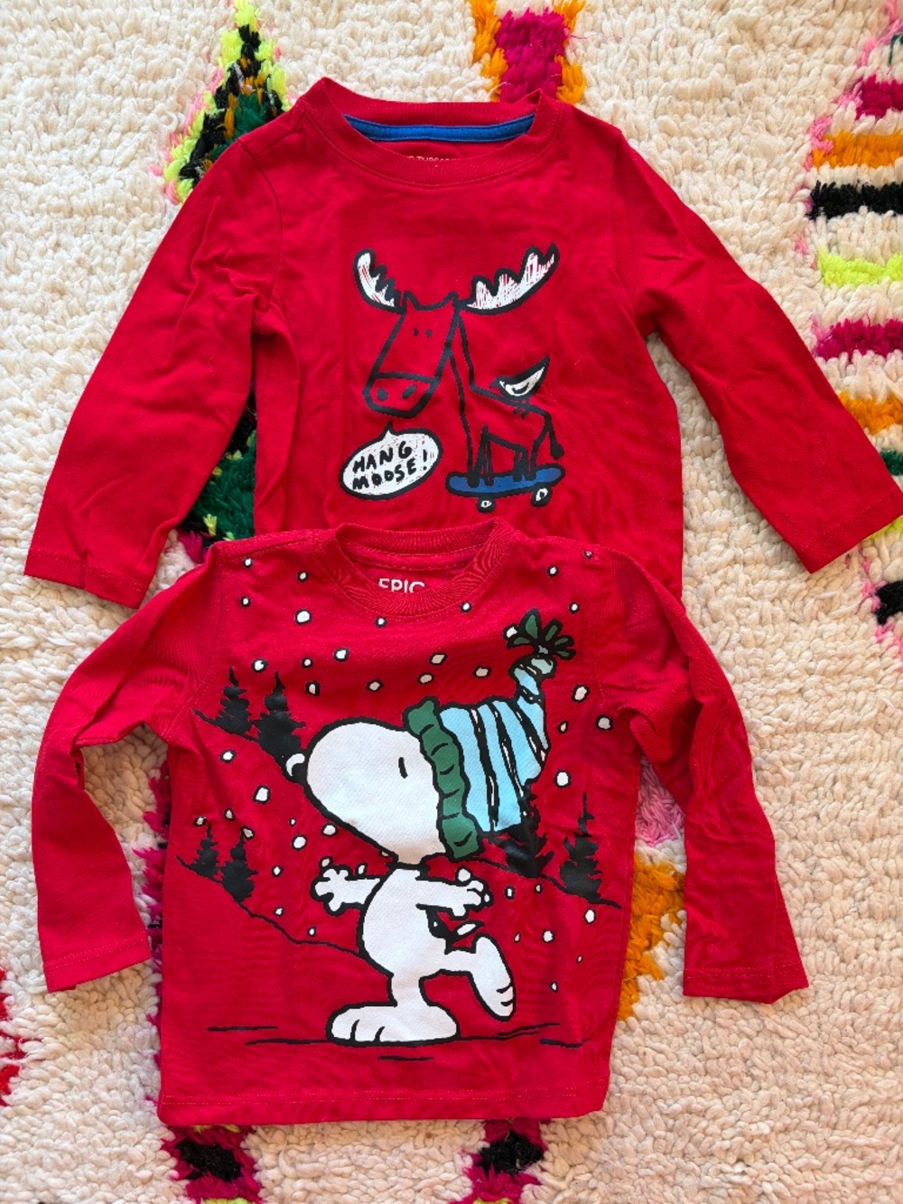 Epic Threads - Winter Long Sleeve Tees - 2T
